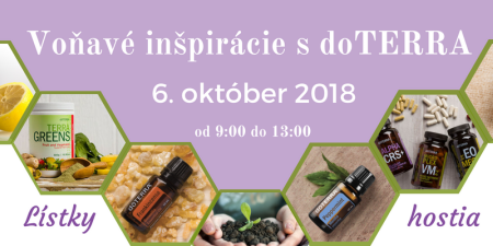 Voňavé inšpirácie s doTERRA - lístky hostia