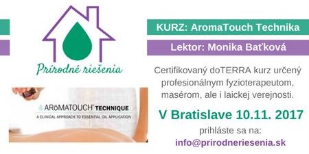 Aromatouch technika kurz - Bratislava