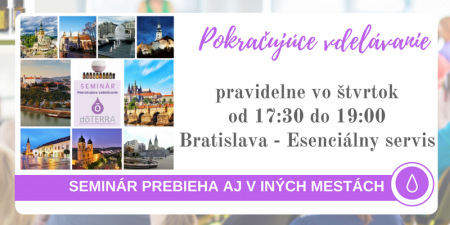 Pokračujúce vzdelávanie: Bratislava+ Info ostatné mestá