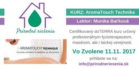 Aromatouch technika kurz - Zvolen