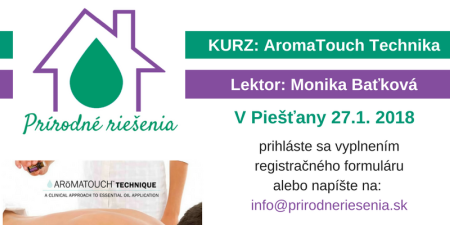 KURZ: AromaTouch Technika Piešťany