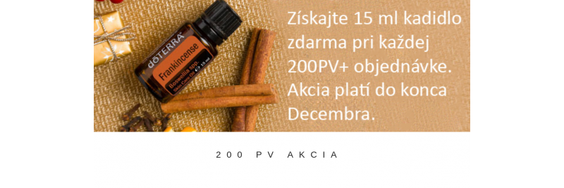 200 PV VIANOČNÁ AKCIA - 15 ml Kadidlo