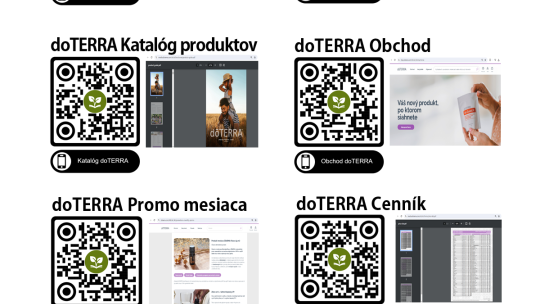 QR užitočné linky doTERRA